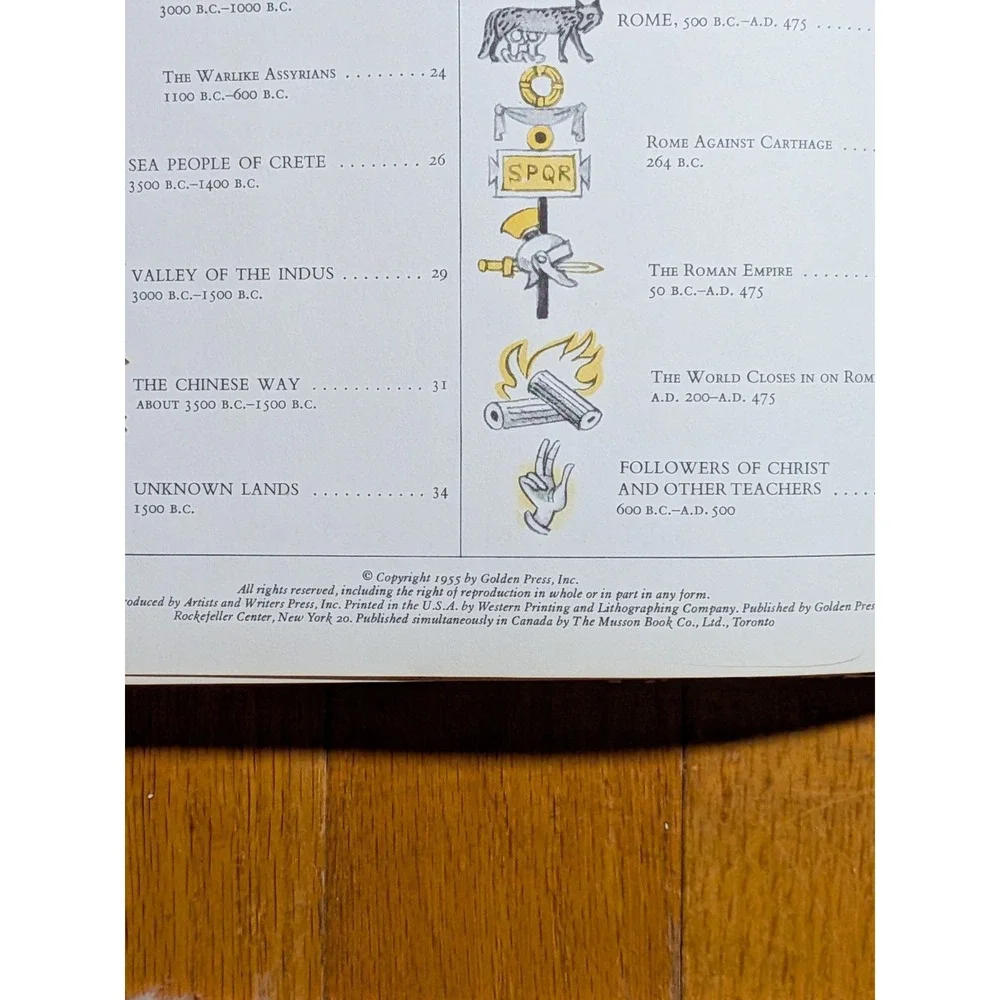 The Golden History of the World | 1955 First Edition | Giant Golden Book‎ |...